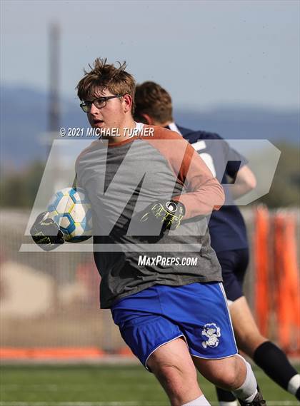 Thumbnail 1 in Coeur d'Alene Charter Academy vs. Orofino photogallery.