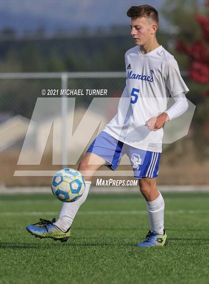 Thumbnail 2 in Coeur d'Alene Charter Academy vs. Orofino photogallery.