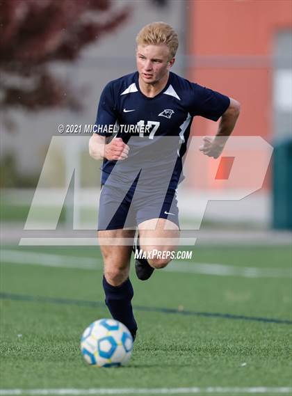 Thumbnail 1 in Coeur d'Alene Charter Academy vs. Orofino photogallery.