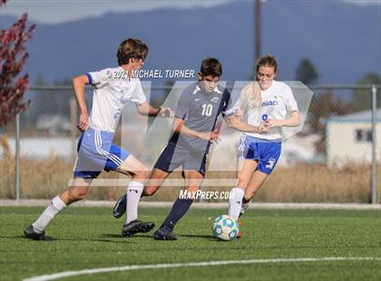 Thumbnail 2 in Coeur d'Alene Charter Academy vs. Orofino photogallery.