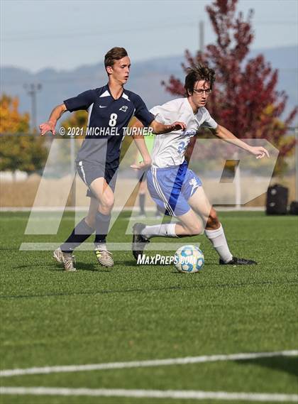 Thumbnail 3 in Coeur d'Alene Charter Academy vs. Orofino photogallery.