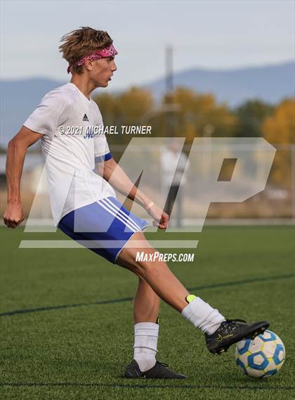 Thumbnail 1 in Coeur d'Alene Charter Academy vs. Orofino photogallery.
