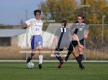 Thumbnail 3 in Coeur d'Alene Charter Academy vs. Orofino photogallery.