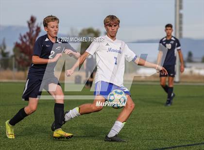 Thumbnail 2 in Coeur d'Alene Charter Academy vs. Orofino photogallery.