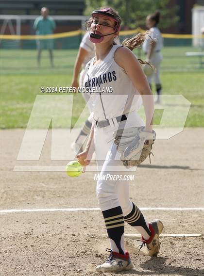 Thumbnail 1 in St. Bernard's Central Catholic vs Amesbury (MIAA Division 4 Round of 32) photogallery.