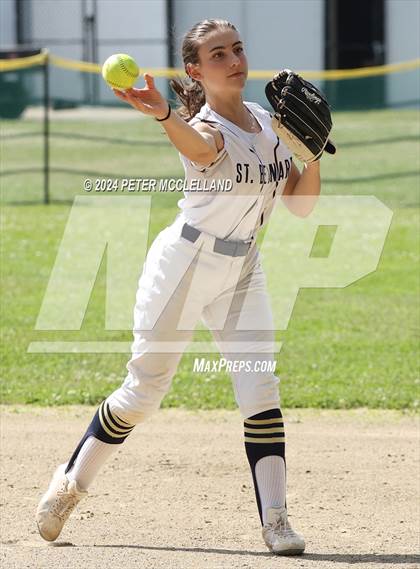 Thumbnail 2 in St. Bernard's Central Catholic vs Amesbury (MIAA Division 4 Round of 32) photogallery.