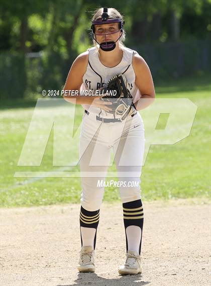 Thumbnail 2 in St. Bernard's Central Catholic vs Amesbury (MIAA Division 4 Round of 32) photogallery.