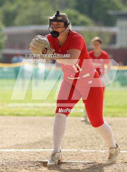 Thumbnail 3 in St. Bernard's Central Catholic vs Amesbury (MIAA Division 4 Round of 32) photogallery.