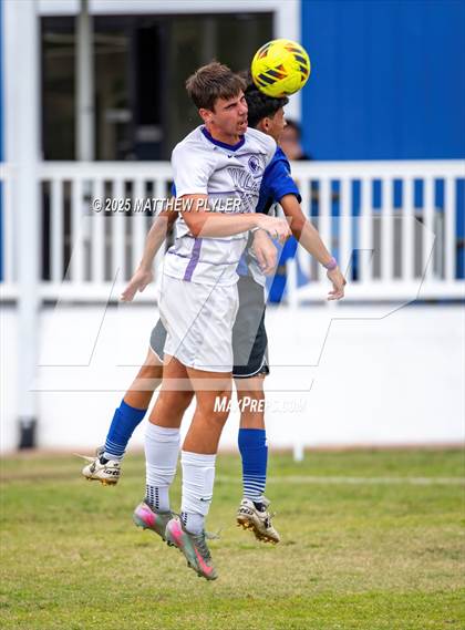 Thumbnail 1 in Village Christian Academy vs Fayetteville Christian (SAC Conference Semi-final) photogallery.
