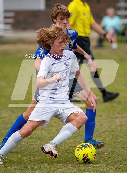 Thumbnail 3 in Village Christian Academy vs Fayetteville Christian (SAC Conference Semi-final) photogallery.