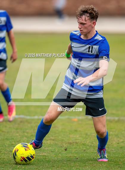 Thumbnail 3 in Village Christian Academy vs Fayetteville Christian (SAC Conference Semi-final) photogallery.