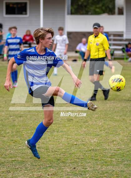 Thumbnail 3 in Village Christian Academy vs Fayetteville Christian (SAC Conference Semi-final) photogallery.