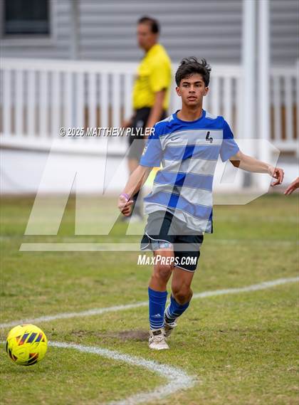 Thumbnail 2 in Village Christian Academy vs Fayetteville Christian (SAC Conference Semi-final) photogallery.