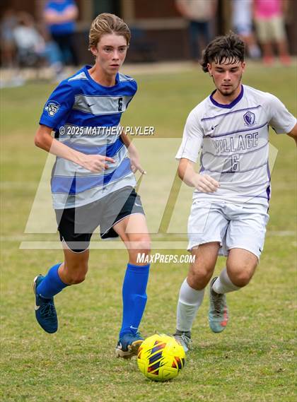 Thumbnail 3 in Village Christian Academy vs Fayetteville Christian (SAC Conference Semi-final) photogallery.