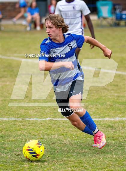 Thumbnail 2 in Village Christian Academy vs Fayetteville Christian (SAC Conference Semi-final) photogallery.