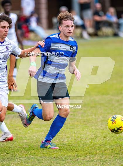 Thumbnail 2 in Village Christian Academy vs Fayetteville Christian (SAC Conference Semi-final) photogallery.
