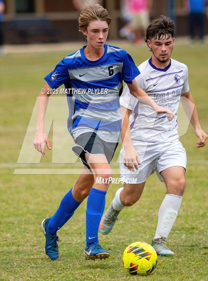 Thumbnail 1 in Village Christian Academy vs Fayetteville Christian (SAC Conference Semi-final) photogallery.