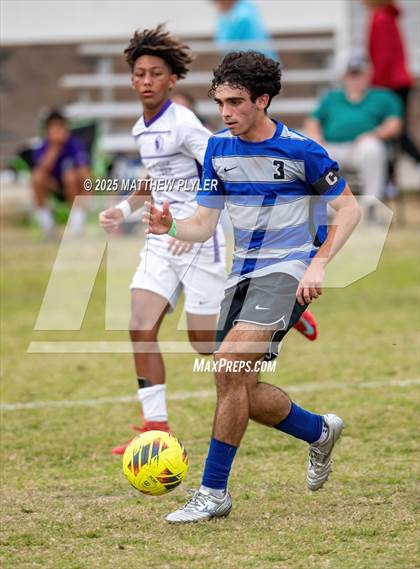 Thumbnail 3 in Village Christian Academy vs Fayetteville Christian (SAC Conference Semi-final) photogallery.