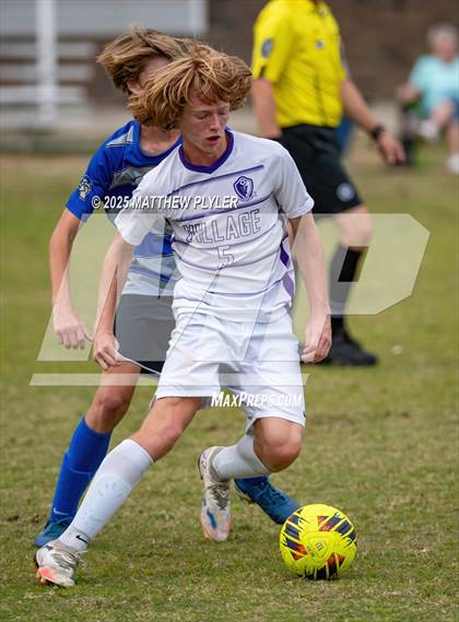Thumbnail 2 in Village Christian Academy vs Fayetteville Christian (SAC Conference Semi-final) photogallery.