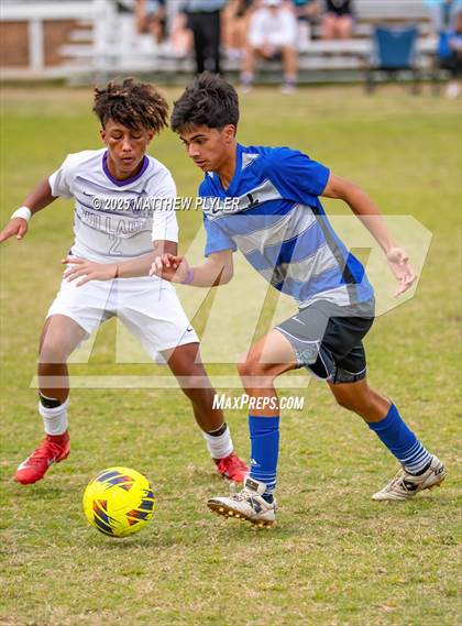 Thumbnail 1 in Village Christian Academy vs Fayetteville Christian (SAC Conference Semi-final) photogallery.
