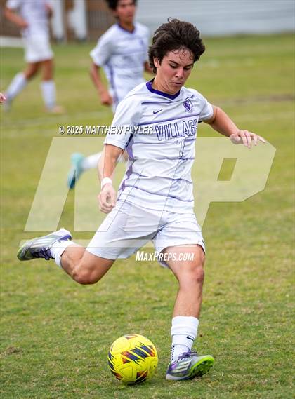 Thumbnail 3 in Village Christian Academy vs Fayetteville Christian (SAC Conference Semi-final) photogallery.
