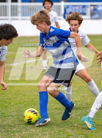 Thumbnail 2 in Village Christian Academy vs Fayetteville Christian (SAC Conference Semi-final) photogallery.