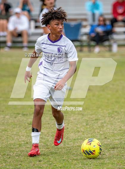 Thumbnail 3 in Village Christian Academy vs Fayetteville Christian (SAC Conference Semi-final) photogallery.