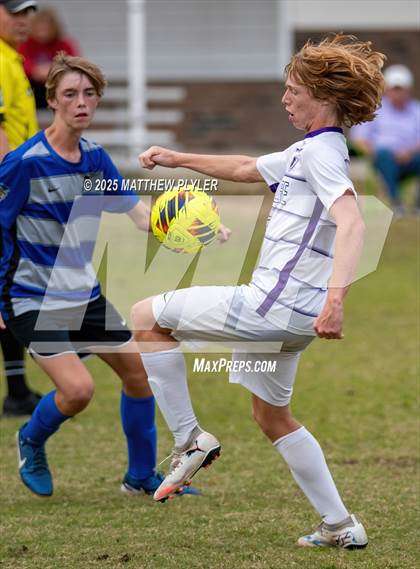 Thumbnail 3 in Village Christian Academy vs Fayetteville Christian (SAC Conference Semi-final) photogallery.