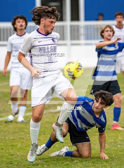 Thumbnail 2 in Village Christian Academy vs Fayetteville Christian (SAC Conference Semi-final) photogallery.