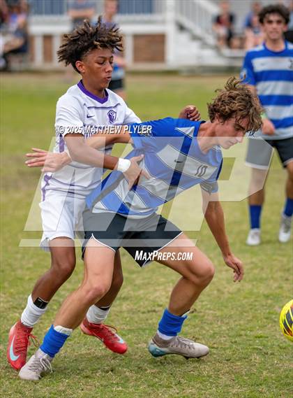Thumbnail 1 in Village Christian Academy vs Fayetteville Christian (SAC Conference Semi-final) photogallery.