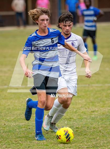 Thumbnail 2 in Village Christian Academy vs Fayetteville Christian (SAC Conference Semi-final) photogallery.