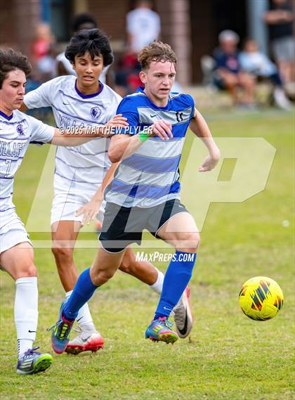 Thumbnail 1 in Village Christian Academy vs Fayetteville Christian (SAC Conference Semi-final) photogallery.