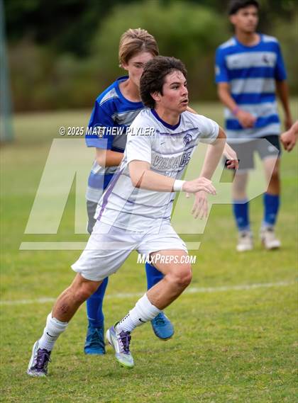 Thumbnail 2 in Village Christian Academy vs Fayetteville Christian (SAC Conference Semi-final) photogallery.