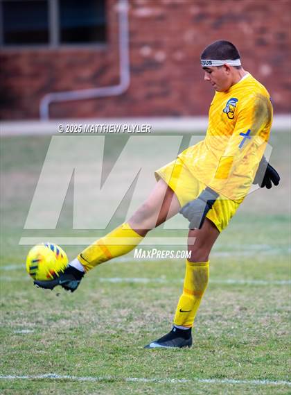 Thumbnail 2 in Village Christian Academy vs Fayetteville Christian (SAC Conference Semi-final) photogallery.