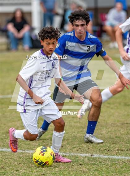Thumbnail 3 in Village Christian Academy vs Fayetteville Christian (SAC Conference Semi-final) photogallery.