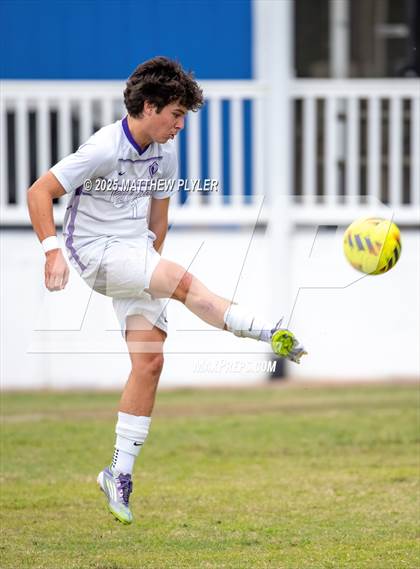 Thumbnail 2 in Village Christian Academy vs Fayetteville Christian (SAC Conference Semi-final) photogallery.