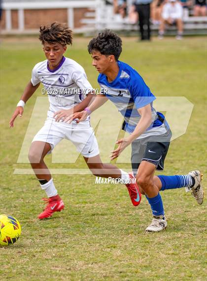 Thumbnail 2 in Village Christian Academy vs Fayetteville Christian (SAC Conference Semi-final) photogallery.