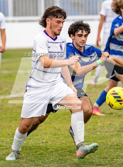 Thumbnail 1 in Village Christian Academy vs Fayetteville Christian (SAC Conference Semi-final) photogallery.