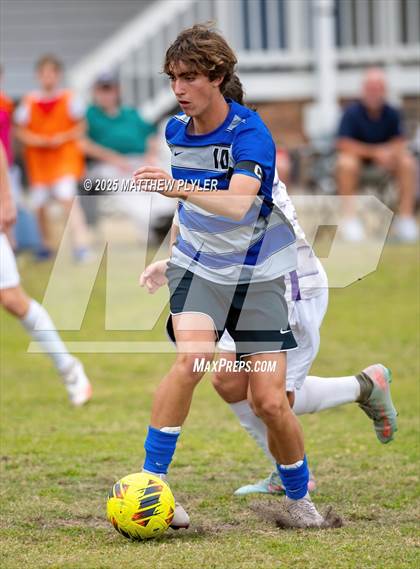 Thumbnail 2 in Village Christian Academy vs Fayetteville Christian (SAC Conference Semi-final) photogallery.