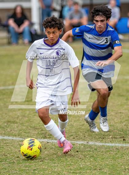 Thumbnail 1 in Village Christian Academy vs Fayetteville Christian (SAC Conference Semi-final) photogallery.