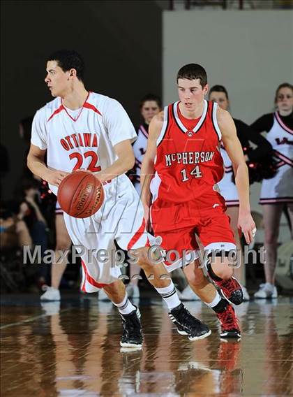 Thumbnail 2 in McPherson vs Ottawa (KSHSAA 4A State 1st Round) photogallery.