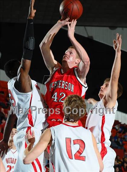 Thumbnail 3 in McPherson vs Ottawa (KSHSAA 4A State 1st Round) photogallery.