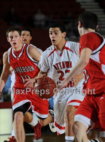 Thumbnail 2 in McPherson vs Ottawa (KSHSAA 4A State 1st Round) photogallery.