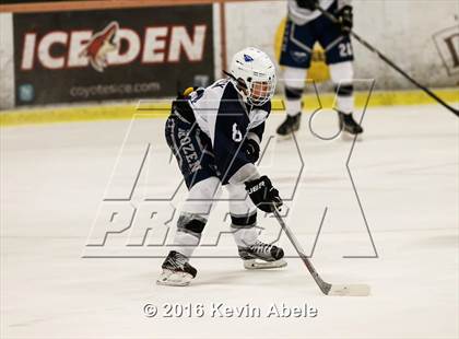Thumbnail 2 in Cactus Shadows vs. Notre Dame Prep  photogallery.
