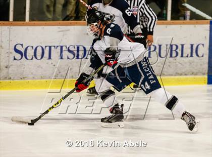 Thumbnail 2 in Cactus Shadows vs. Notre Dame Prep  photogallery.