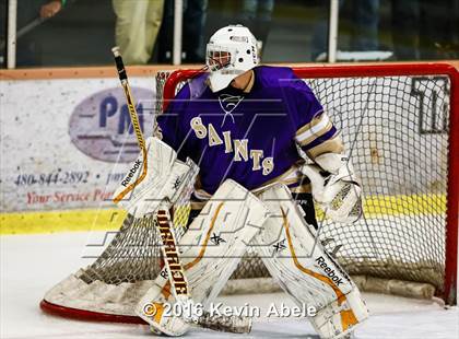 Thumbnail 2 in Cactus Shadows vs. Notre Dame Prep  photogallery.