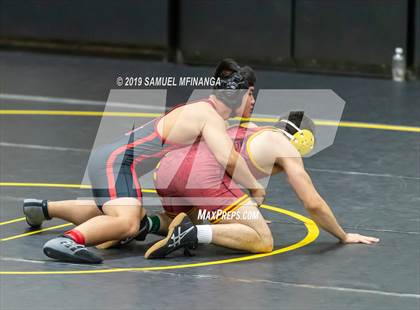 Thumbnail 2 in Fremont Varsity Wrestling Invitational photogallery.