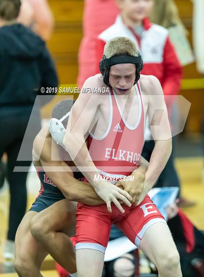 Thumbnail 2 in Fremont Varsity Wrestling Invitational photogallery.