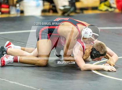 Thumbnail 1 in Fremont Varsity Wrestling Invitational photogallery.