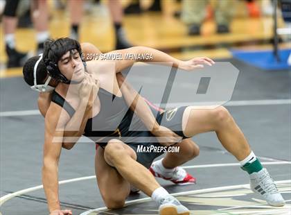 Thumbnail 3 in Fremont Varsity Wrestling Invitational photogallery.